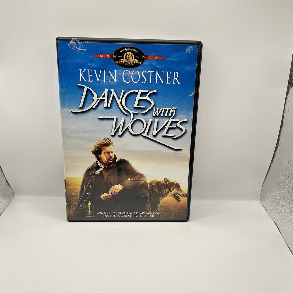 Kevin Costner Dancing With Wolves Movie Dvd Cd